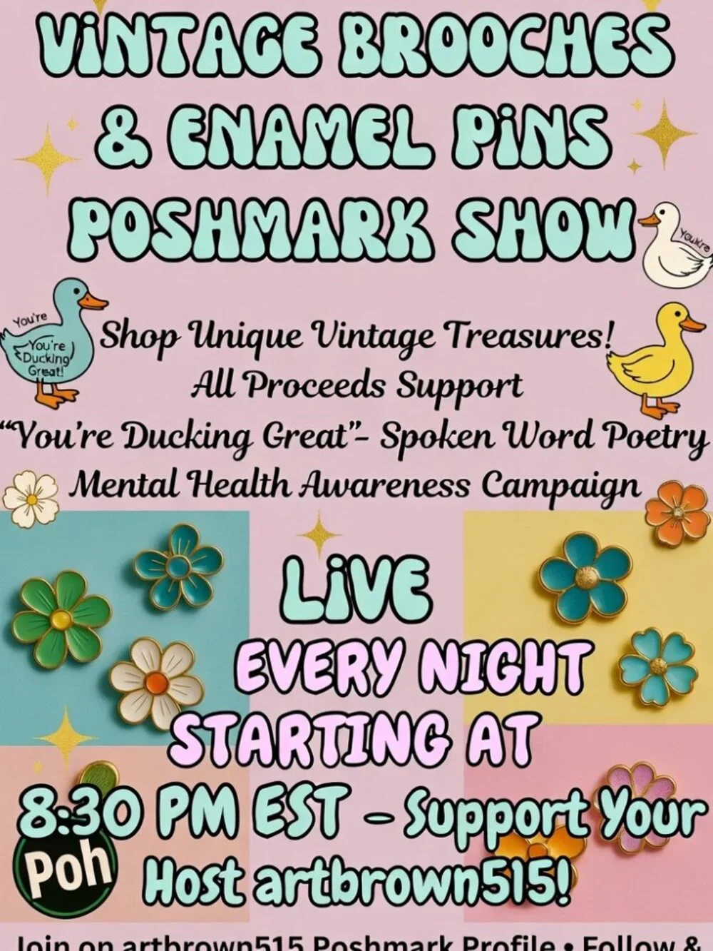 Vintage Brooches and Enamel Pins
